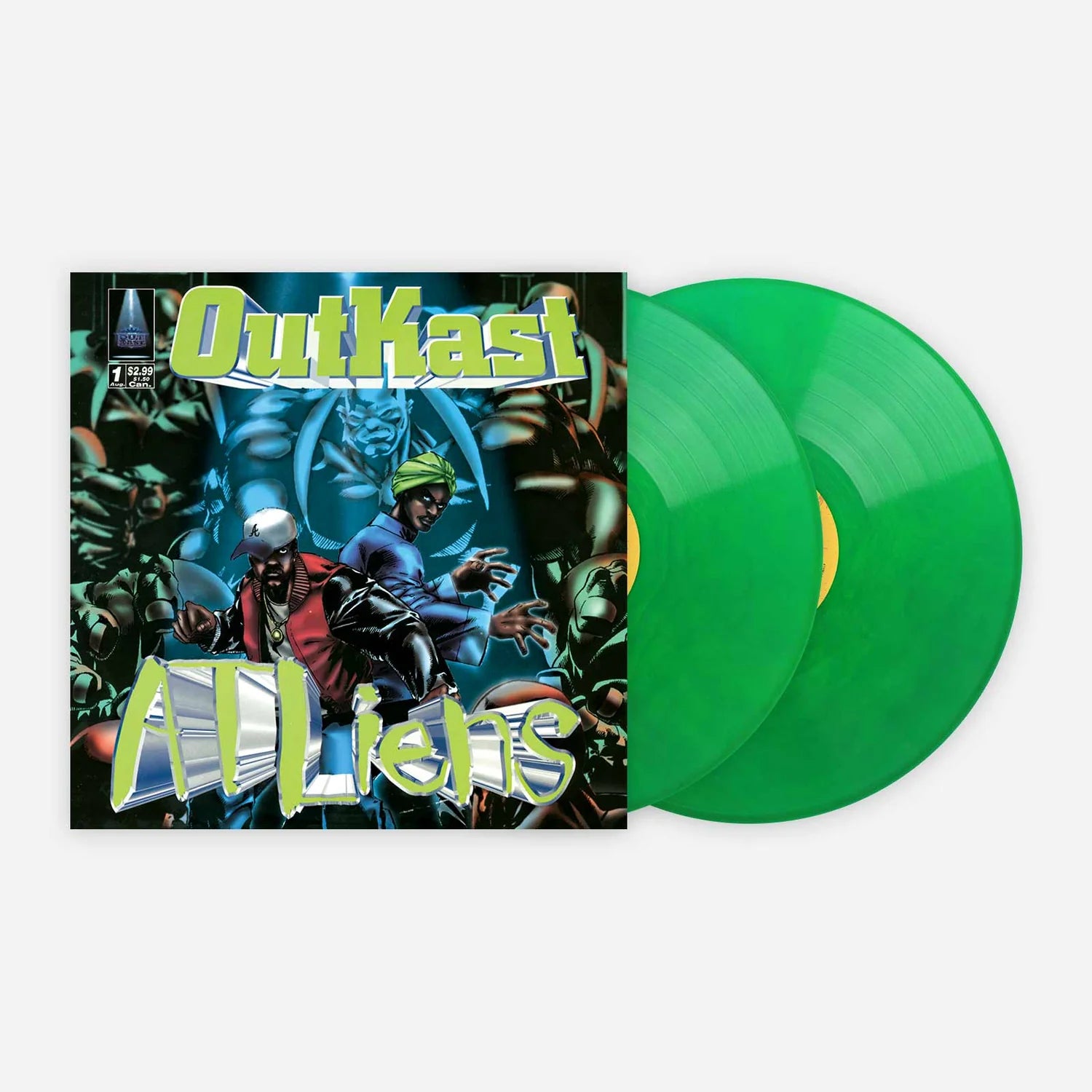 OutKast ‎– ATLiens Exclusive VMP Club Hip Hop Green Colored Vinyl 2LP