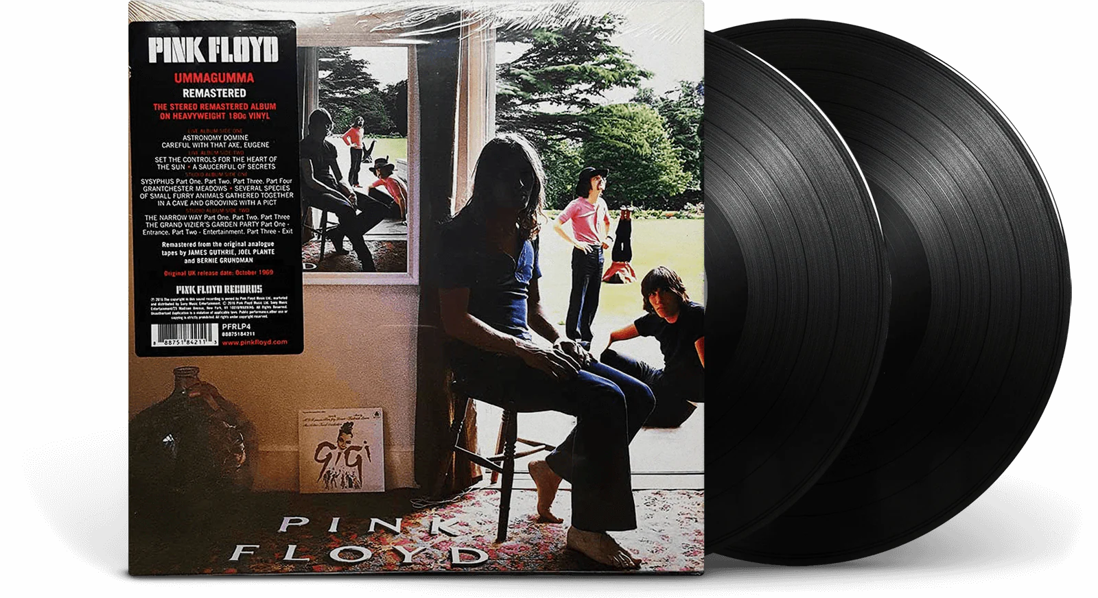 Pink Floyd - "Ummagumma" Remastered 2LP Black Vinyl