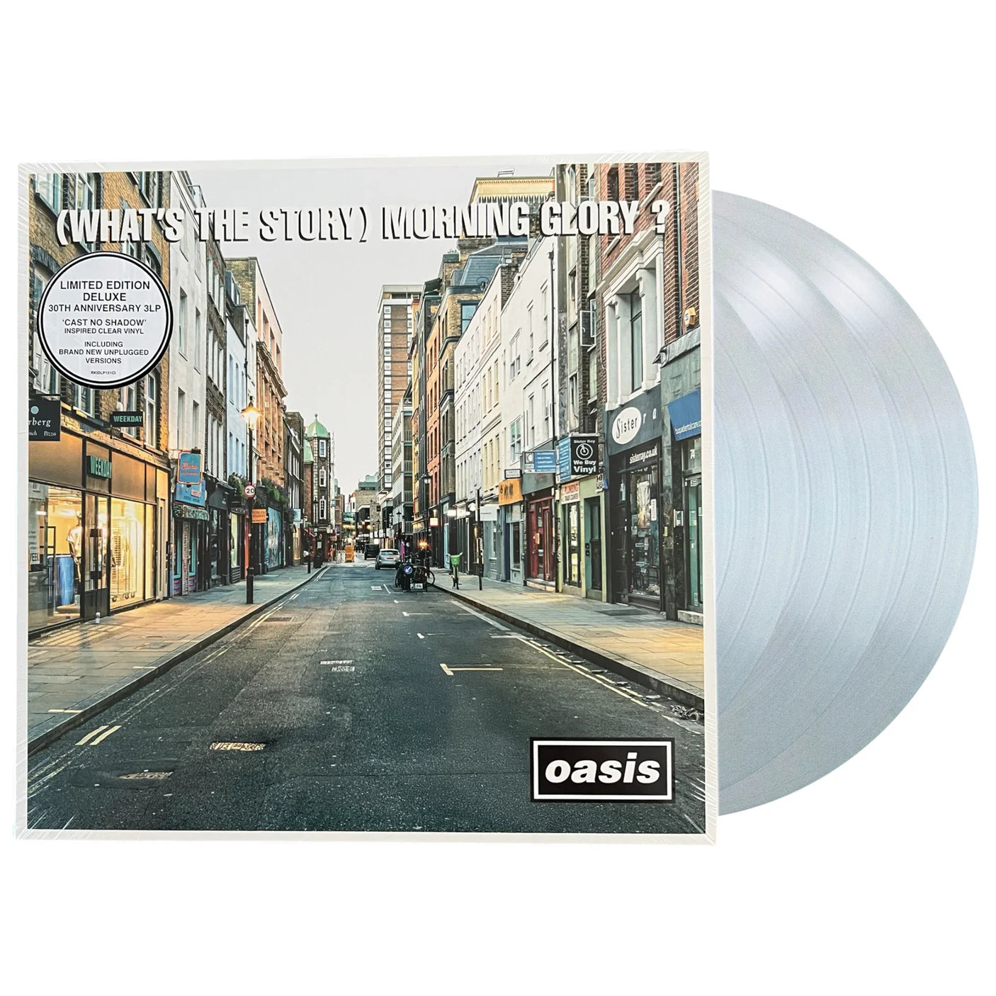Oasis (What's The Story) Morning Glory? 30th Anniversary Crystal Clear Indie Exclusive Vinyl Edition