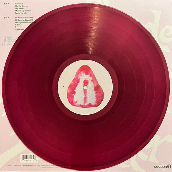 Blonde Redhead – Sit Down For Dinner, Limited Edition, Numbered, Transparent Violet