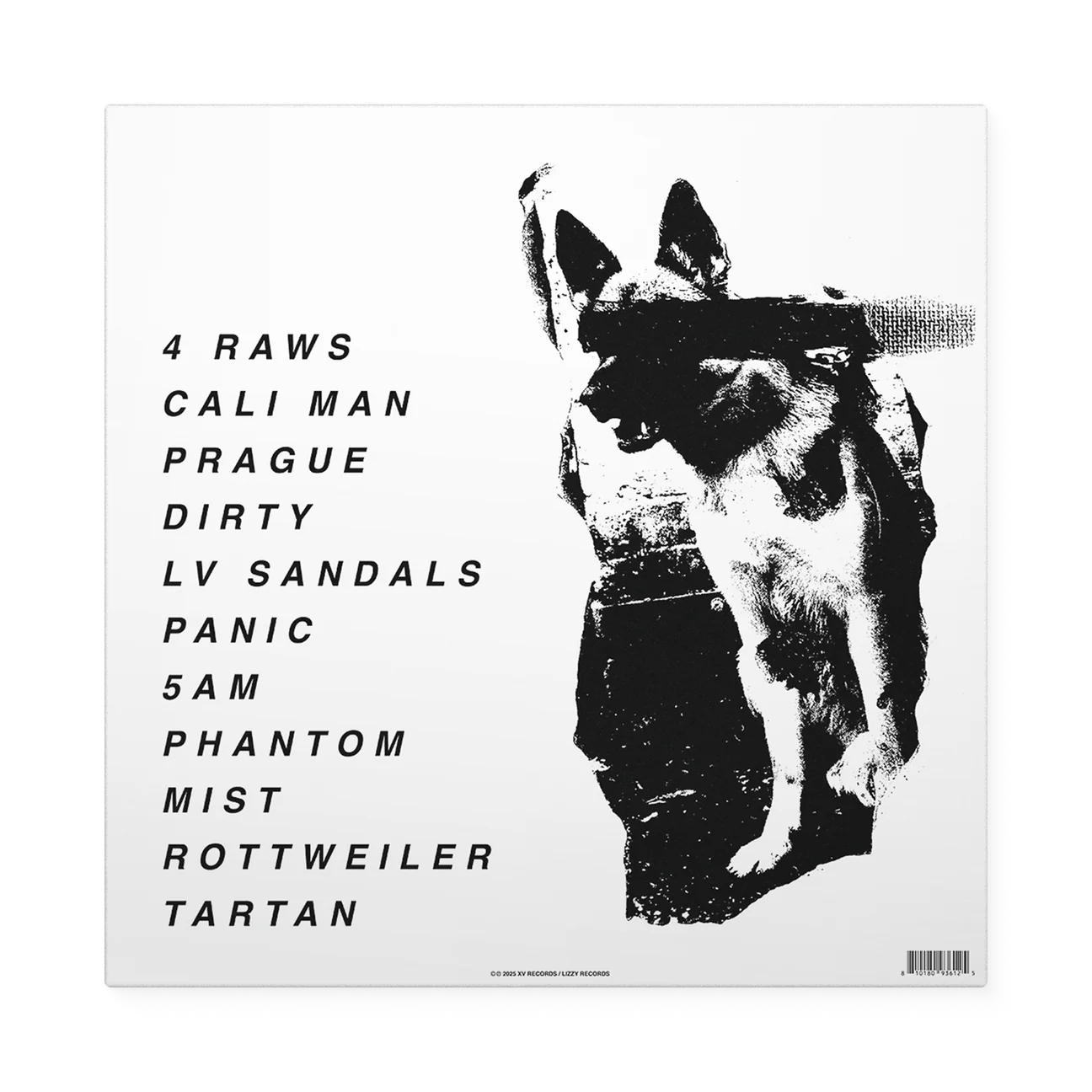 EsDeeKid REBEL WHITE ETCHED VINYL