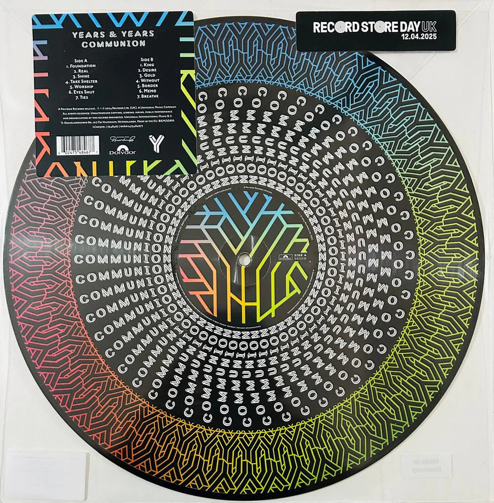 Years & Years Communion RSD 2025 Picture Zoetrope