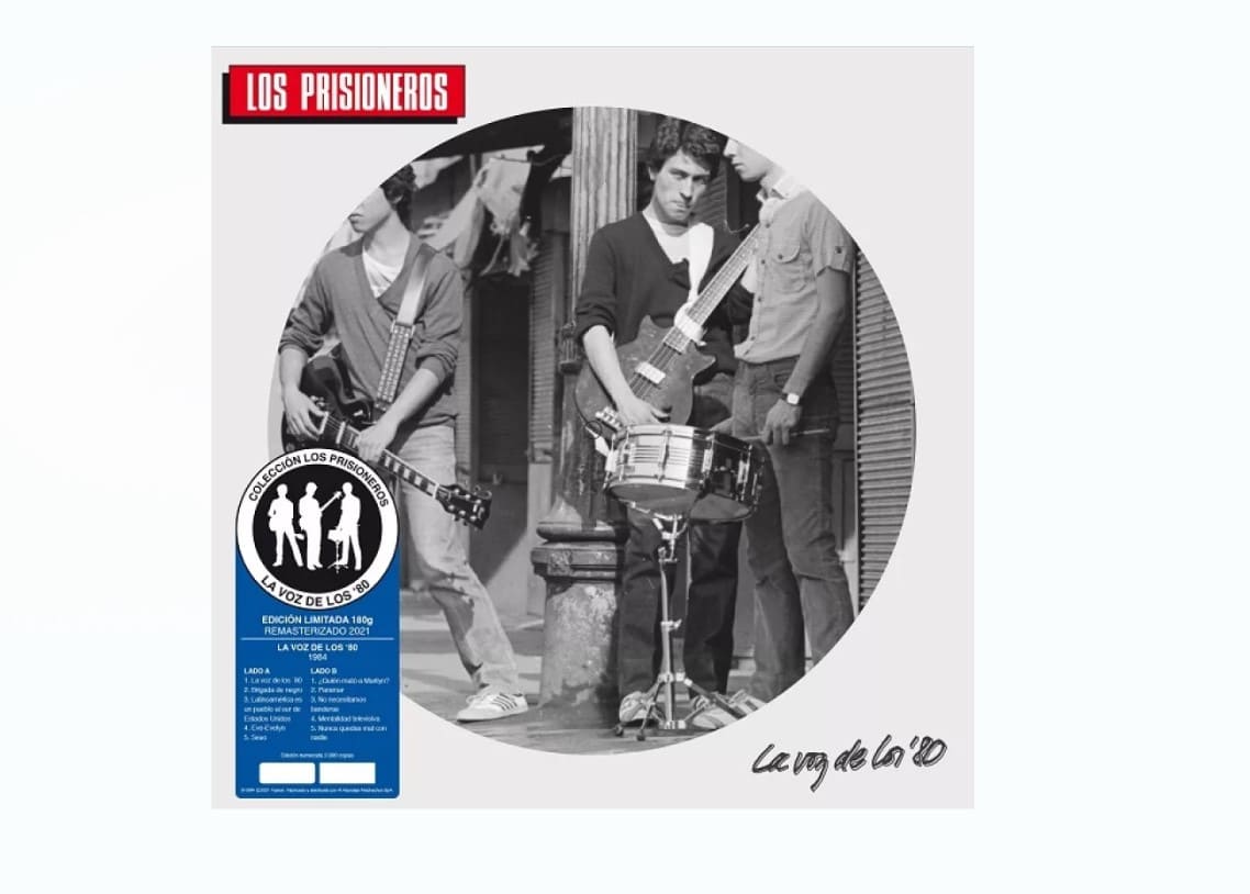 Los Prisioneros La voz de los 80 Edición Picture Disc