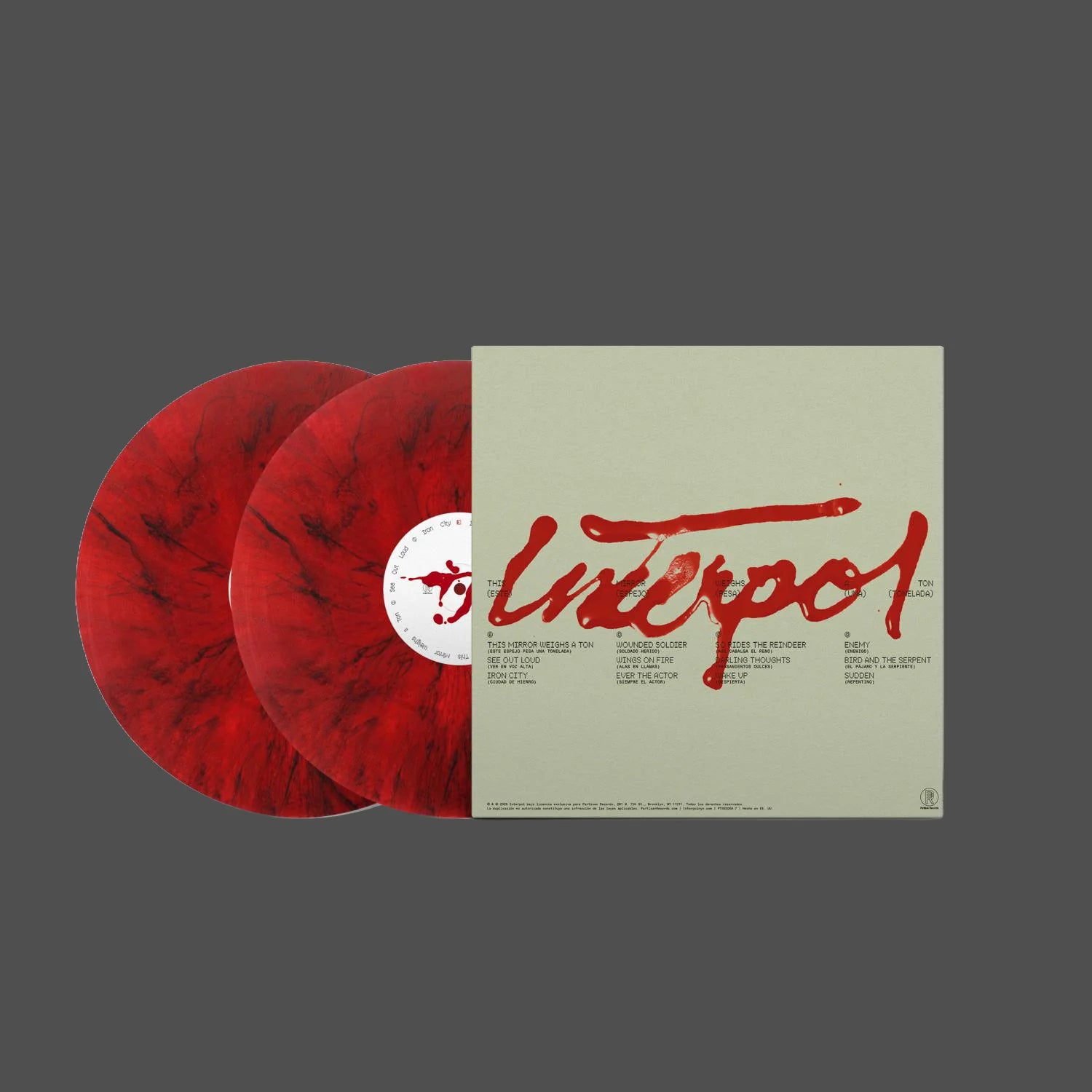 Interpol - This Mirror Weighs A Ton LP - Spanish Version