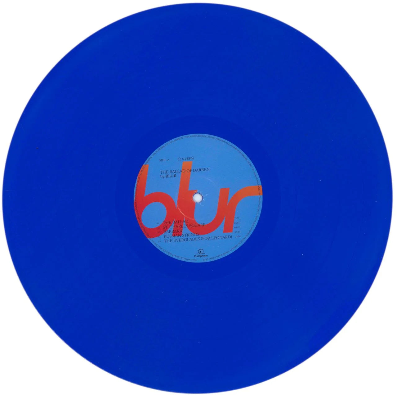 blur - "The Ballad of Darren" Limited Edition Blue Vinyl