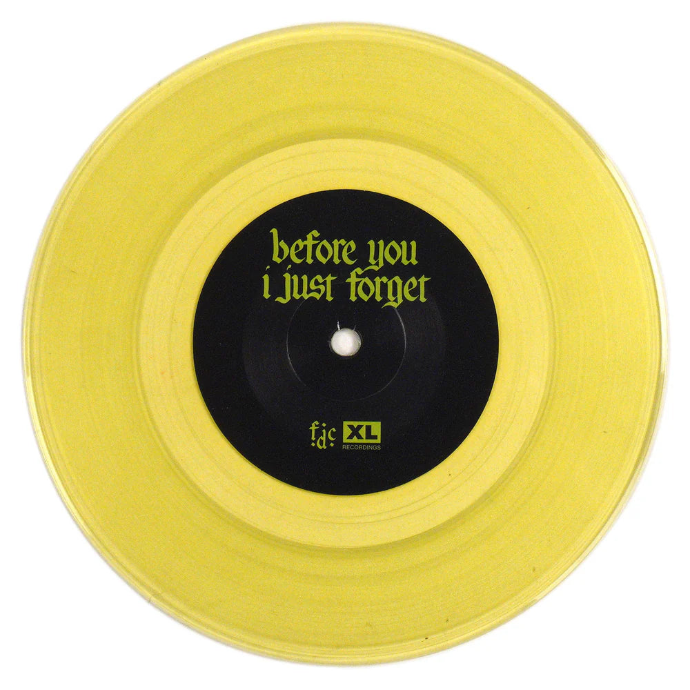 Fontaines D.C. It's Amazing To Be Young / Before You I Just Forget Yellow Vinyl Edition