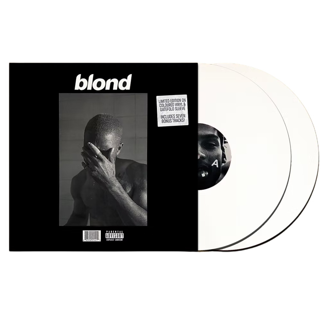 FRANK OCEAN Blond  2xLP (White Coloured Vinyls) Gatefold Cover + 7 Bonus Tracks