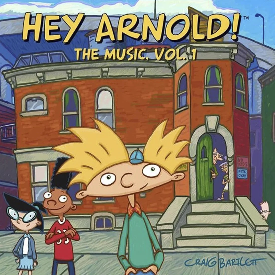 Jim Lang Hey Arnold! (Yellow & Blue Splatter) - Vinyl Soundtrack
