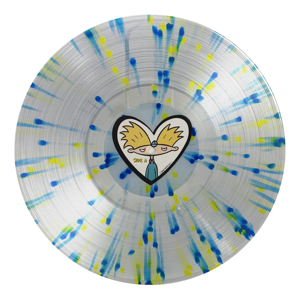 Jim Lang Hey Arnold! (Yellow & Blue Splatter) - Vinyl Soundtrack