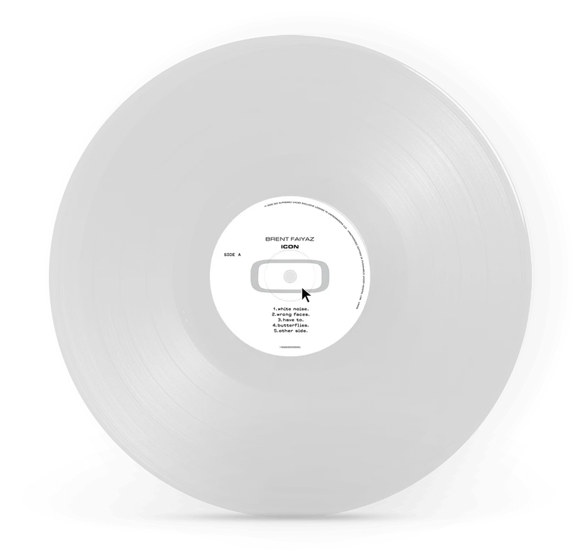 Brent Faiyaz - "Icon" Clear vinyl