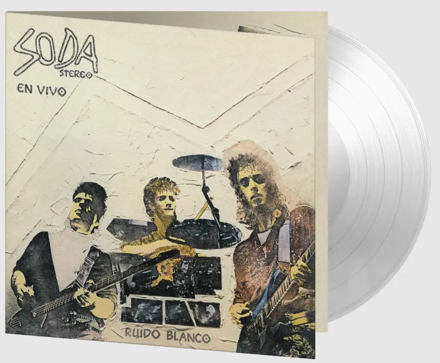 Soda Stereo Ruido Blanco - En Vivo - Crystal Clear LP