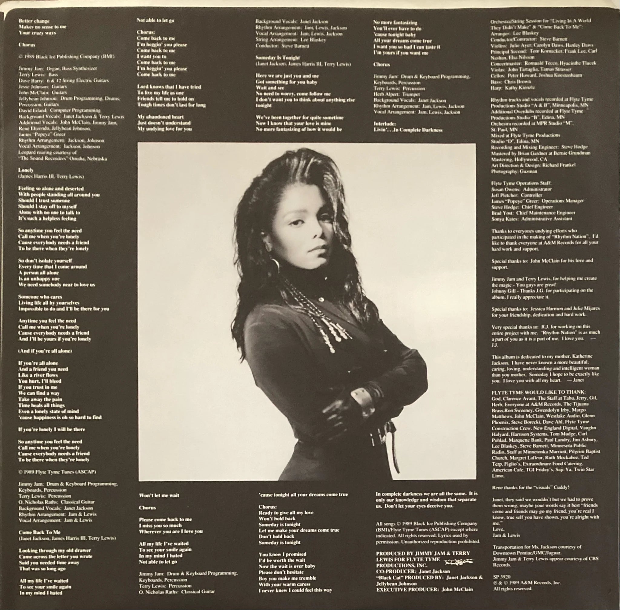Janet Jackson - "Rhythm Nation" Silver 2LP Vinyl