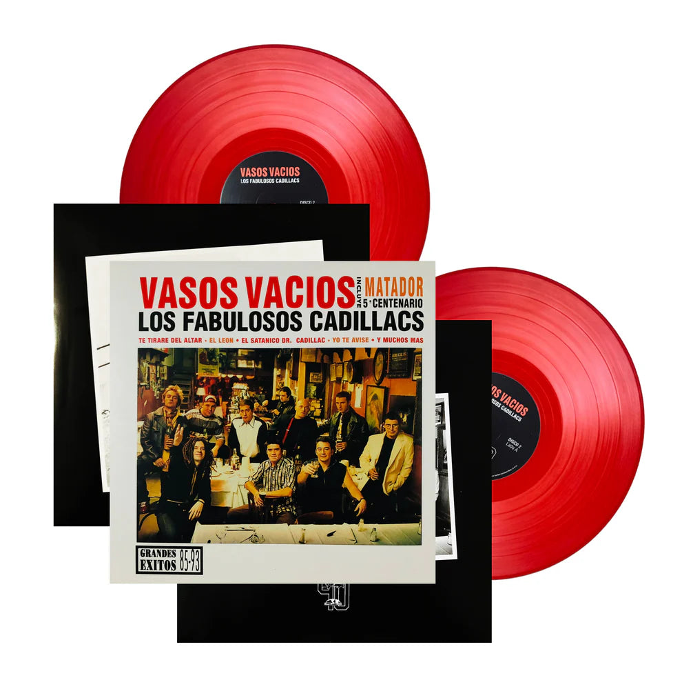 Los Fabulosos Cadillacs Vasos Vacios Rojo Red 2 Lp