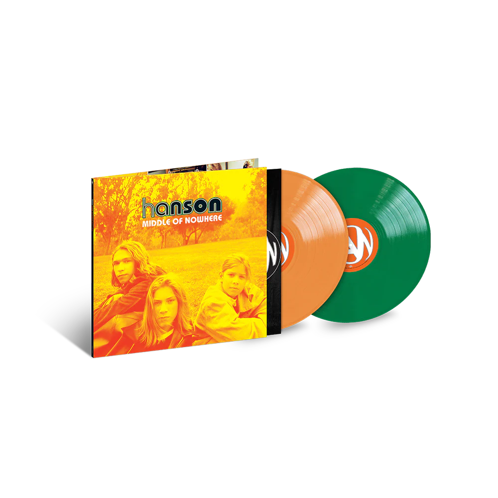 Hanson Middle Of Nowhere Limited Edition Orange & Green Colored 2LP