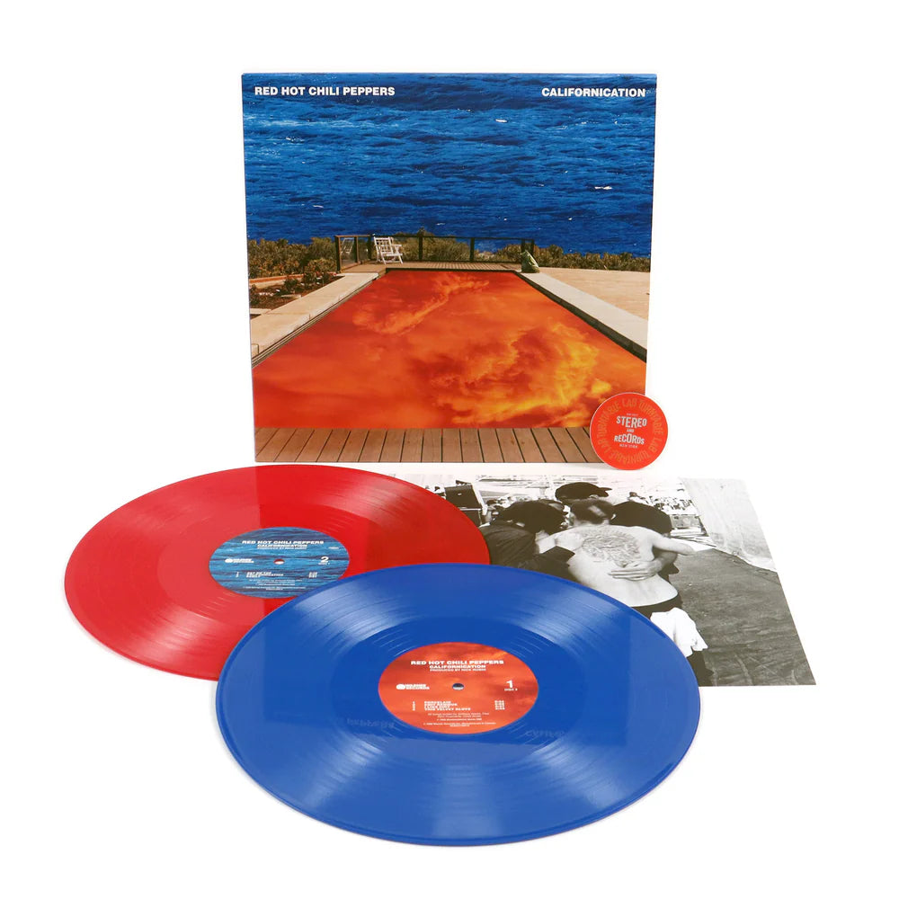 Red Hot Chili Peppers Californication Red & Ocean Blue Vinyl Edition