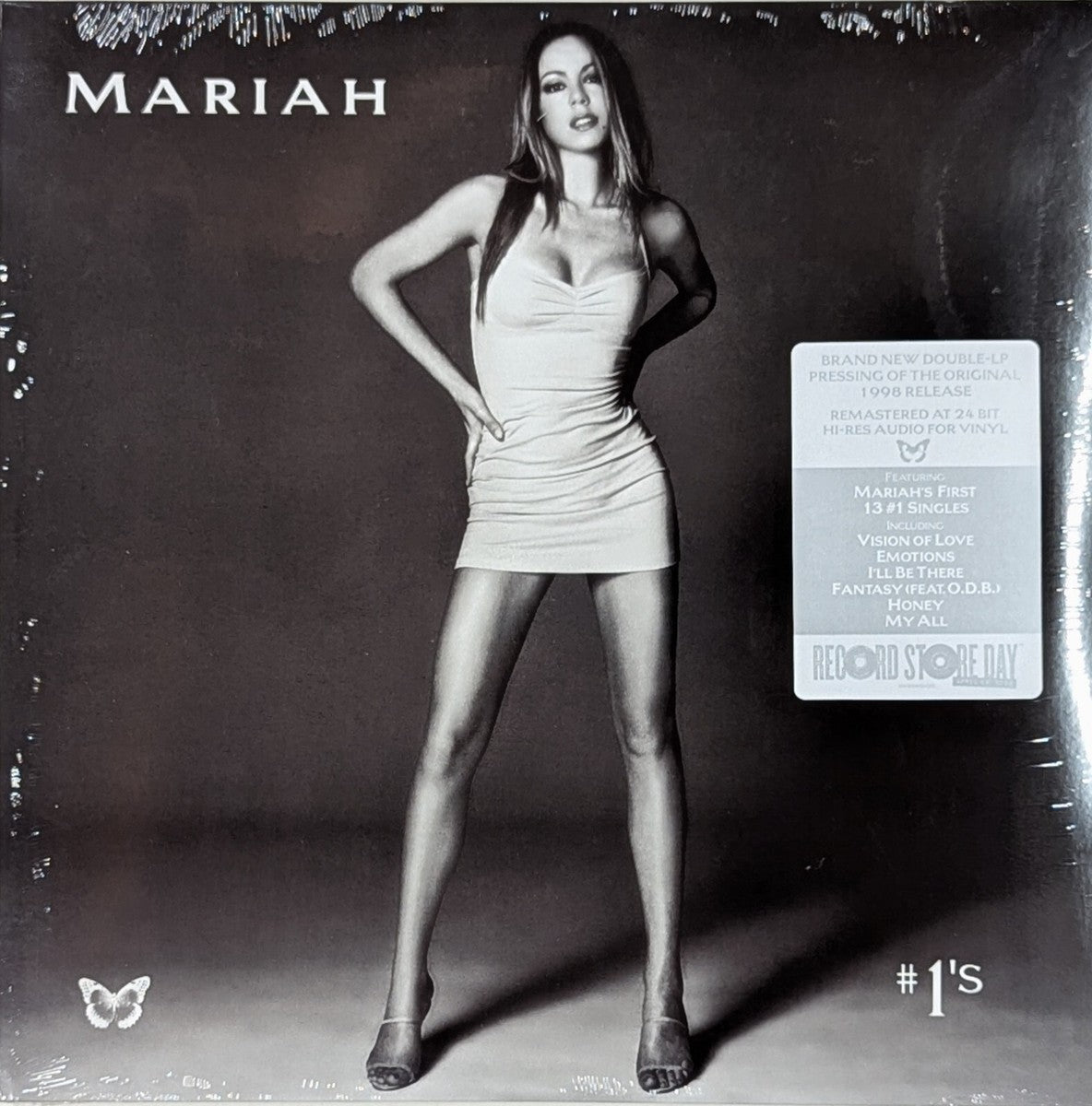 Mariah Carey # 1 Uno 's Remastered Plata Silver 2 Lp Vinyl