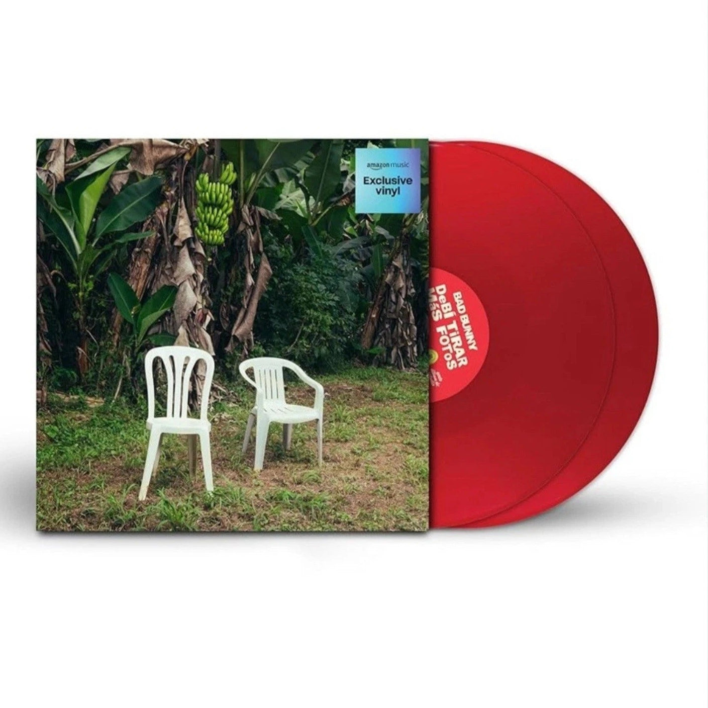 Bad Bunny DeBÍ TiRAR MáS FOToS Double Vinyl Red Vinyl Exclusive Edition