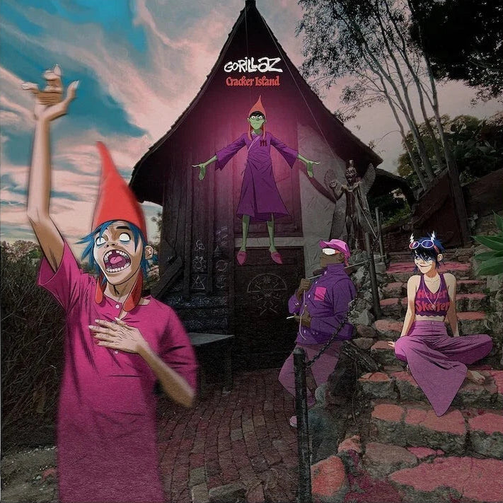 Gorillaz Cracker Island Purple Transparent Vinyl Edition