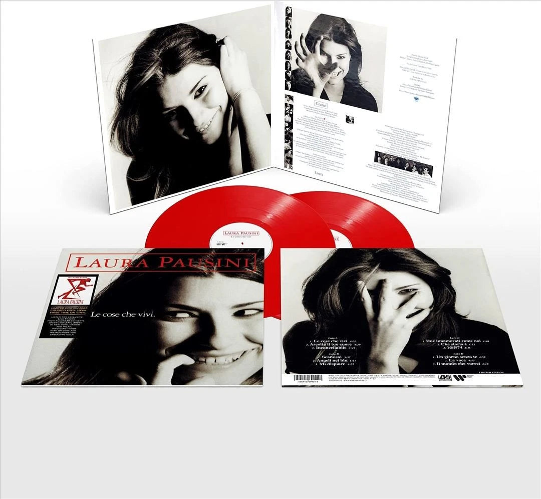 Laura Pausini Le Cose Che Vivi Red Vinyl Edition