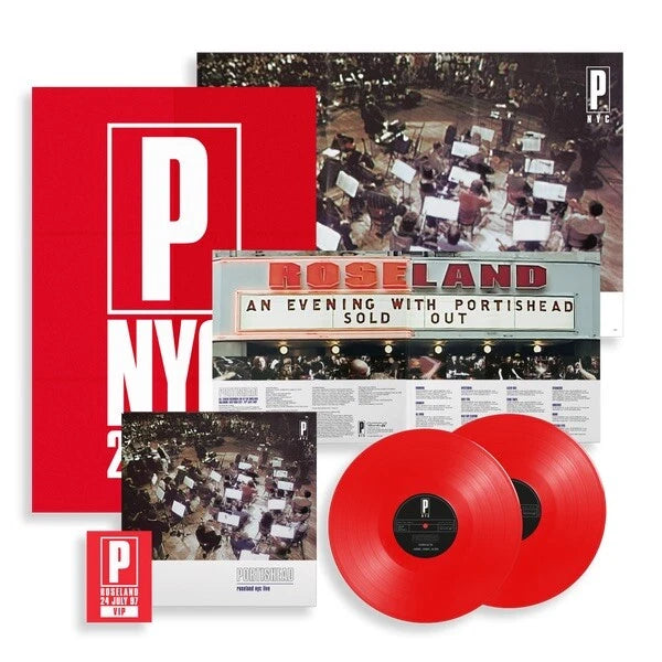 Portishead Roseland Nyc Live 25th Anniversary Edition Remastered 2023 Red Vinyl Edition