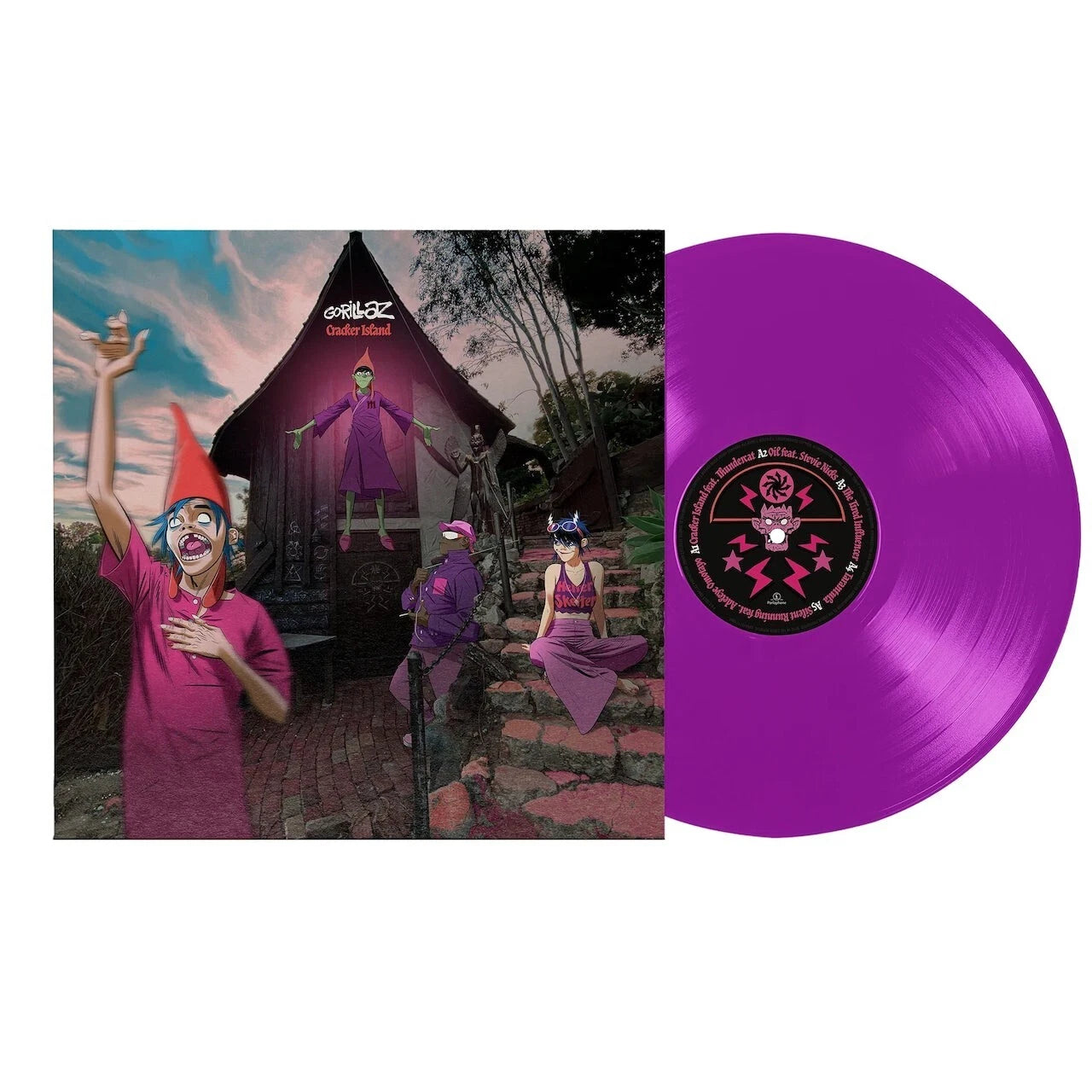 Gorillaz Cracker Island Purple Transparent Vinyl Edition