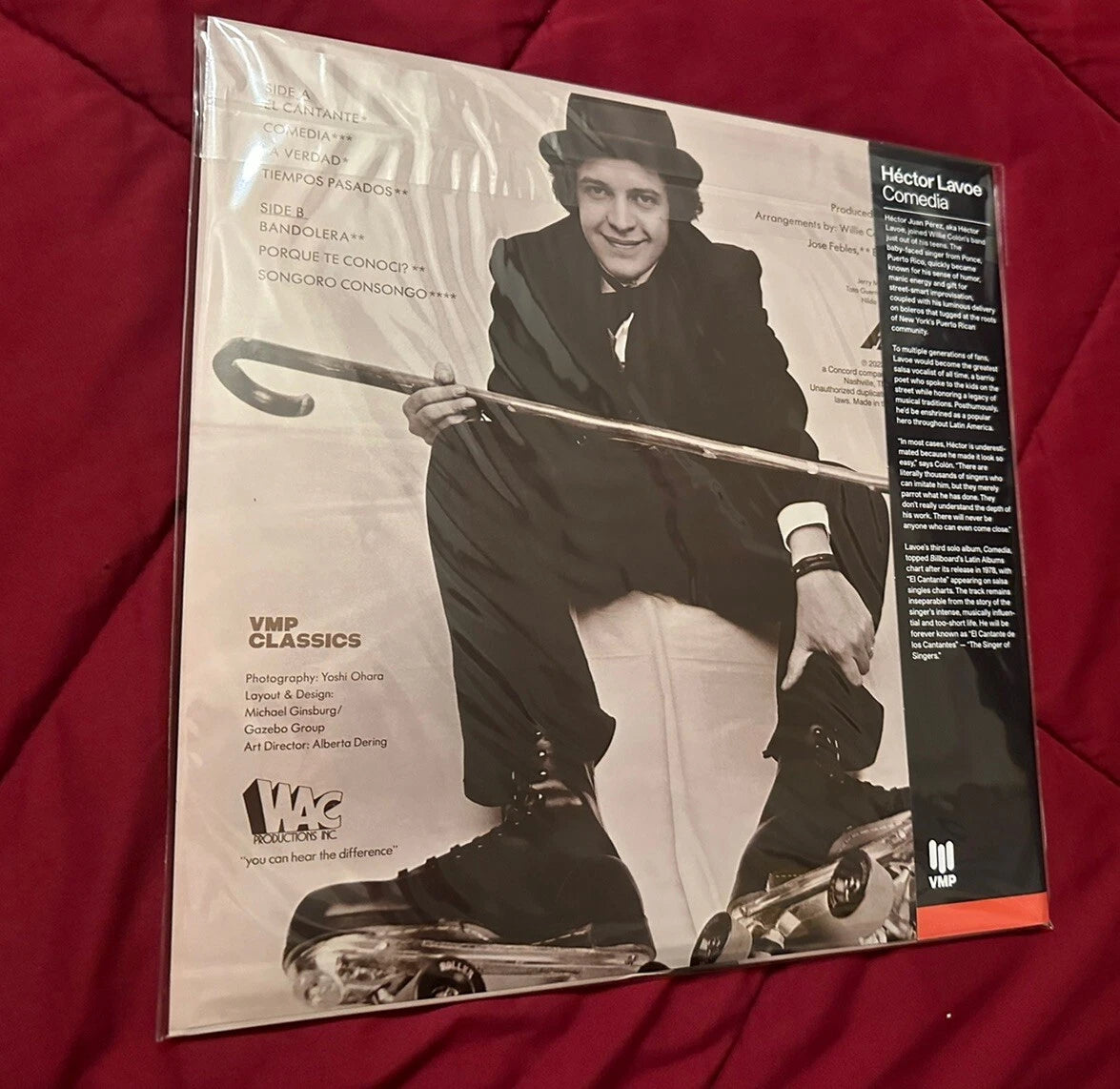 Héctor Lavoe - "Comedia" VMP Classics Black Vinyl