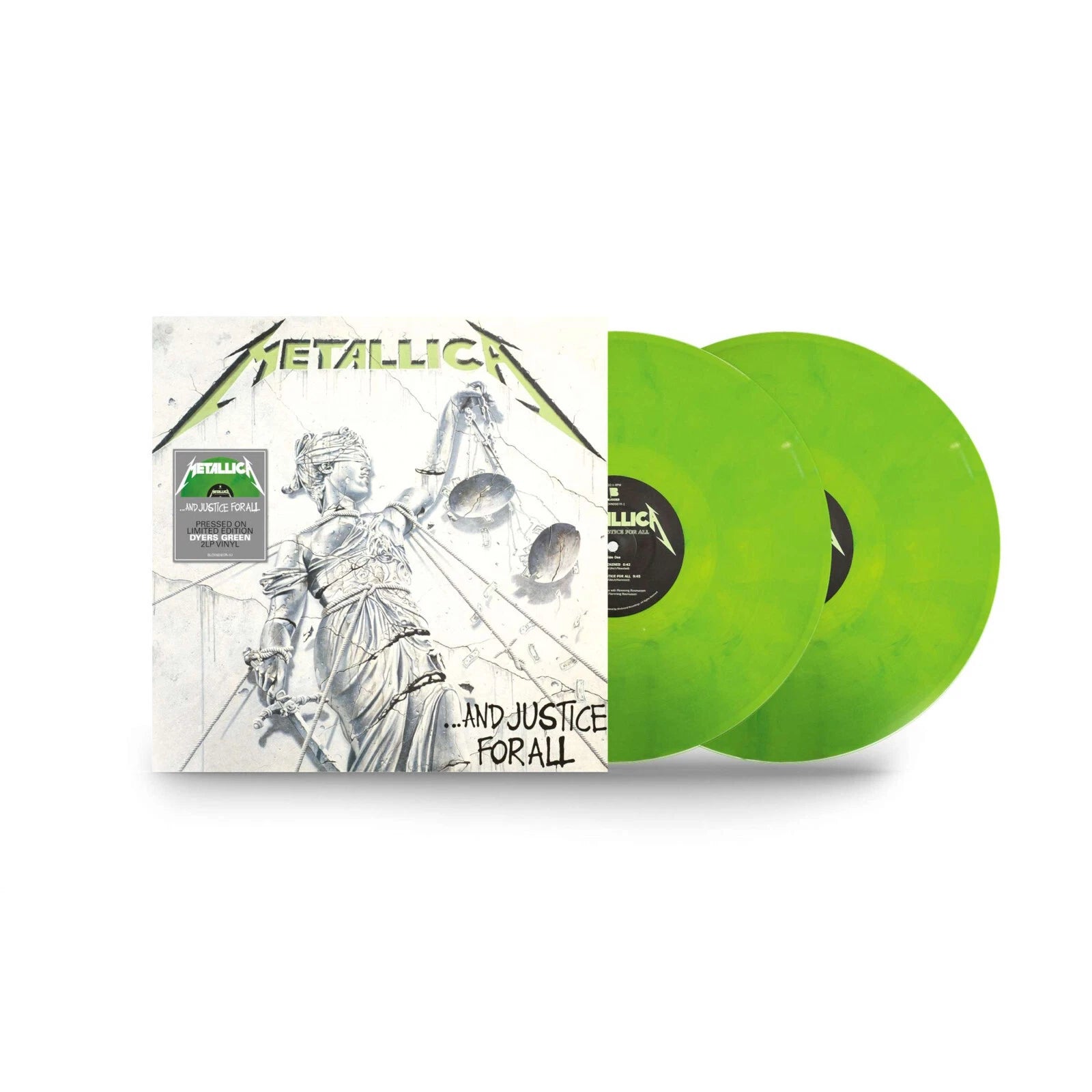 Metallica - "...And Justice For All" Limited Edition Dyers Green 2LP Vinyl