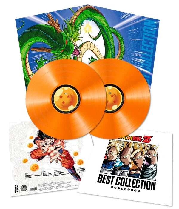Dragon Ball Z Best Collection Vinyl Record Soundtrack LP 2 Limited Orange Anime
