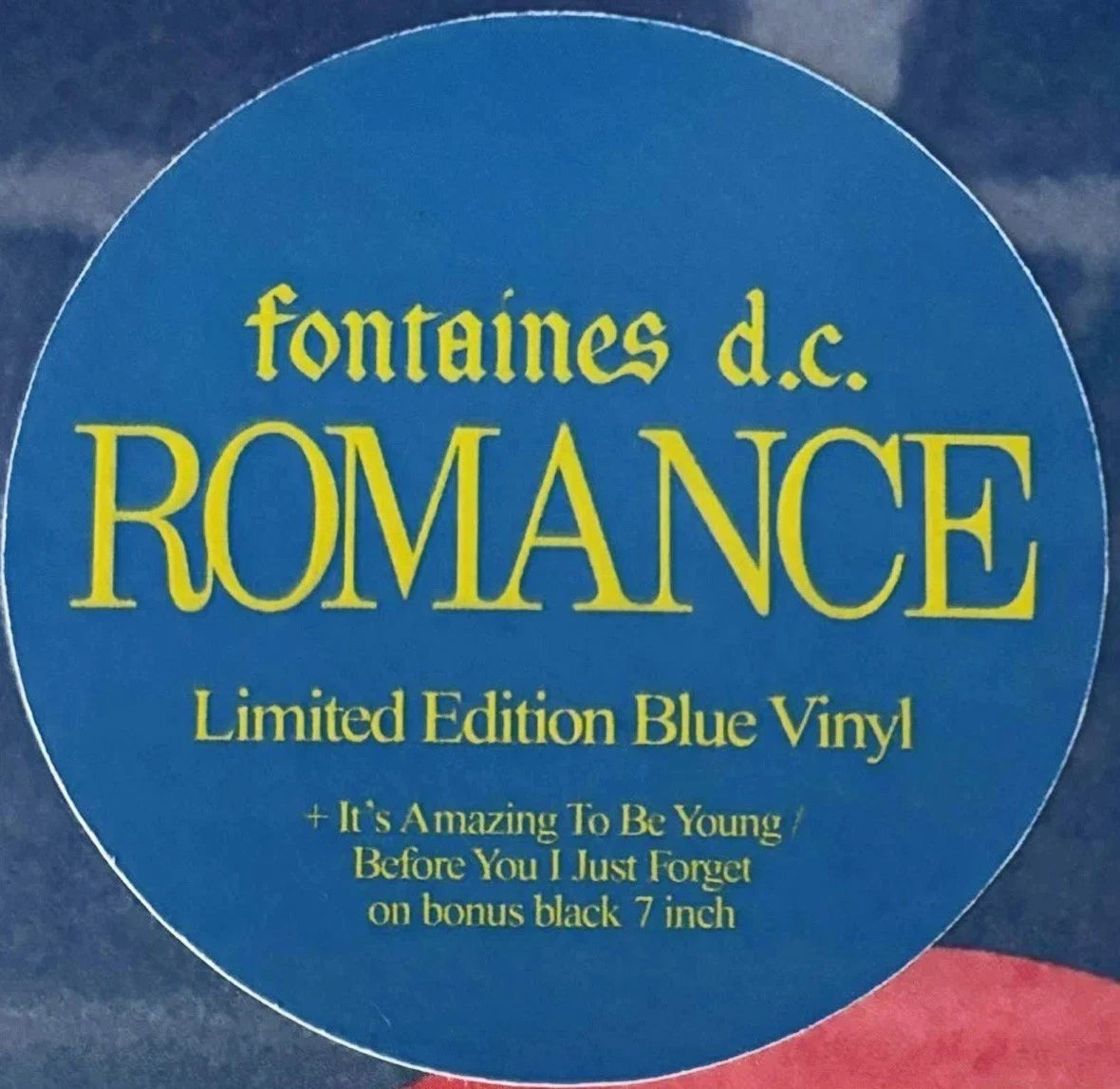 Fontaines D.C - Romance Turquoise blue vinyl repress