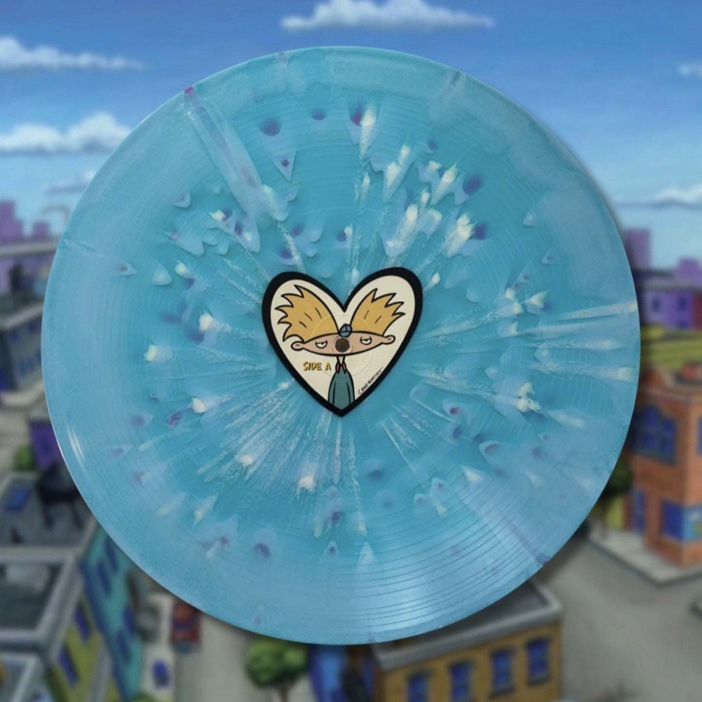 Hey Arnold! The Music Vol 1 Vinyl Blue Sky Swirl w/ Splatter