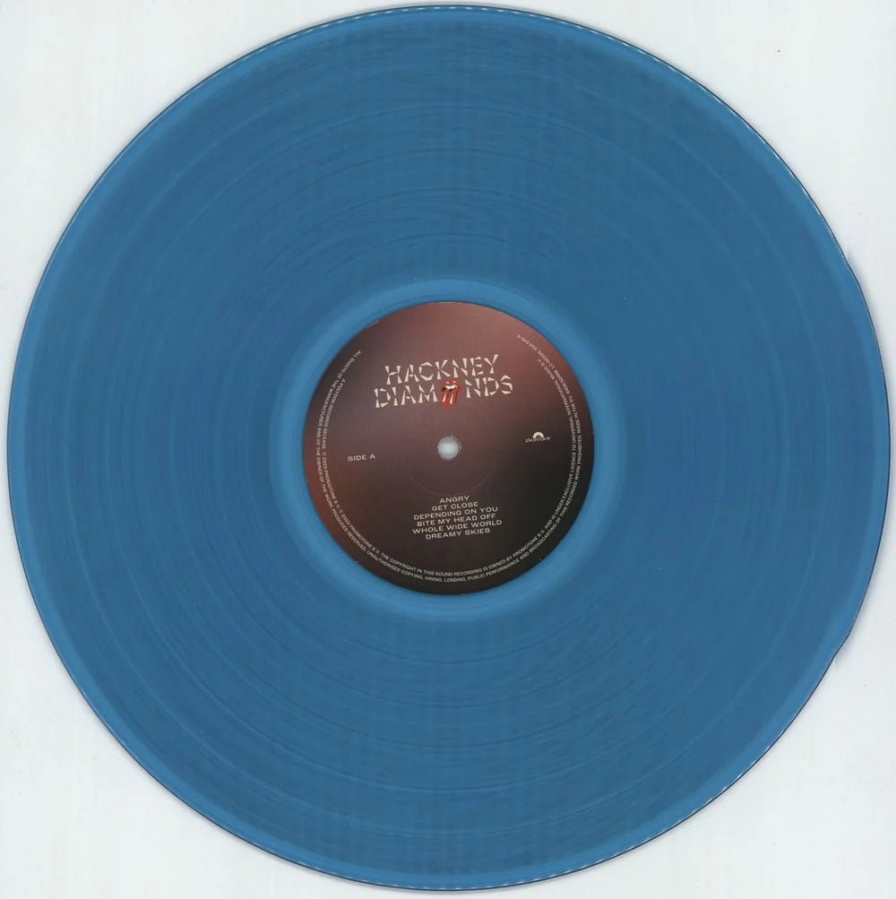Rolling Stones - "Hackney Diamonds" Limited Edition 180g Blue Vinyl