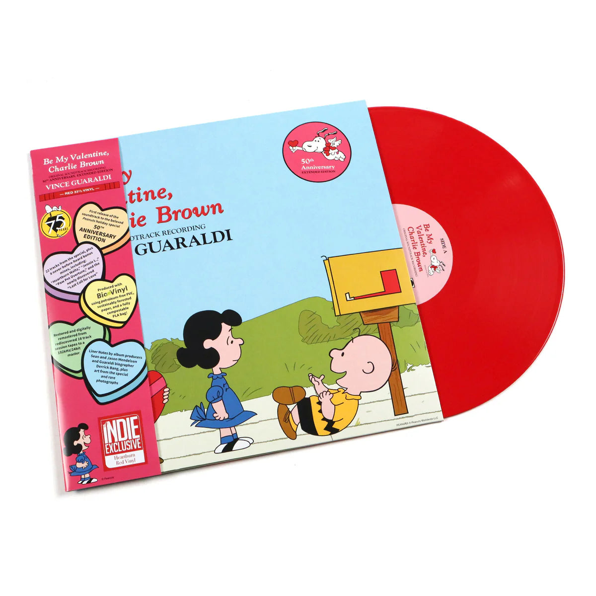 Vince Guaraldi Be My Valentine, Charlie Brown (Indie Exclusive Colored Vinyl)