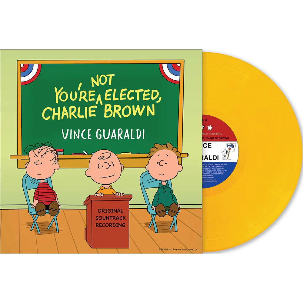 Vince Guaraldi You're Not Elected, Charlie Brown (Woodstock Yellow Vinyl) LP